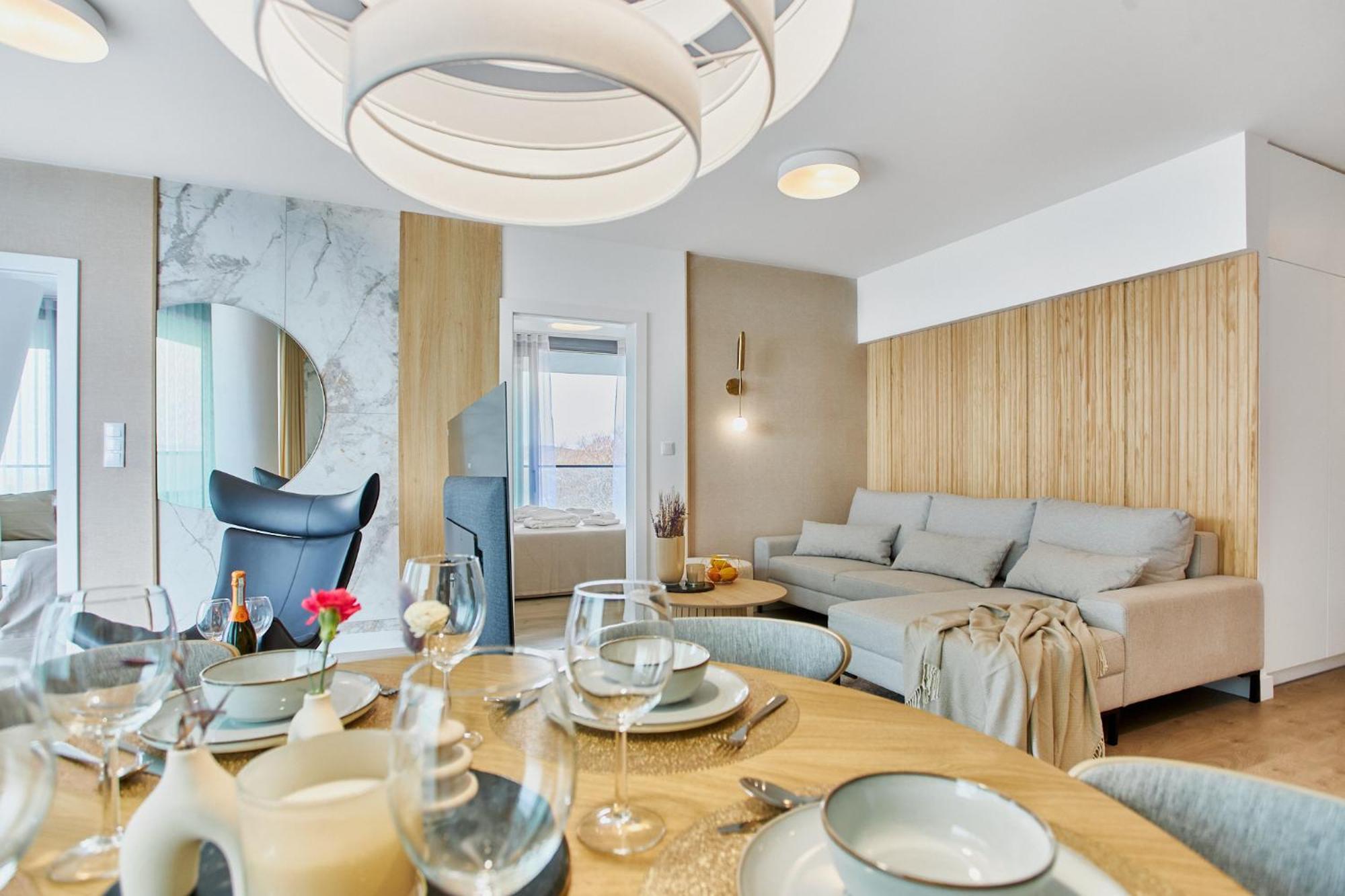 Wave Beachfront Family Apartment Miedzyzdroje Ngoại thất bức ảnh