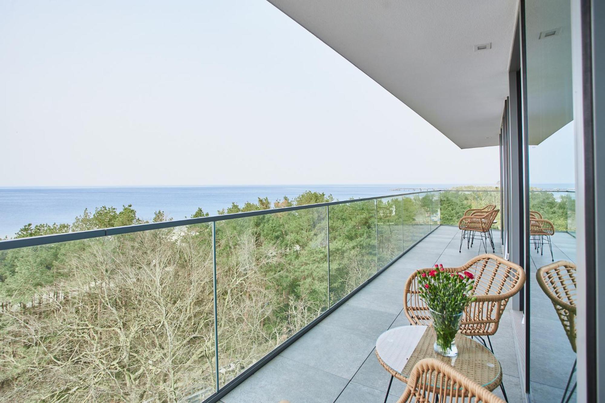 Wave Beachfront Family Apartment Miedzyzdroje Ngoại thất bức ảnh